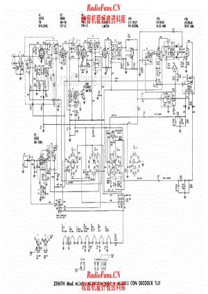 Zenith ML2420-3 ML2601-3 ML2602-3 ML2606-3 with Decoder 7L01 电路原理图.pdf