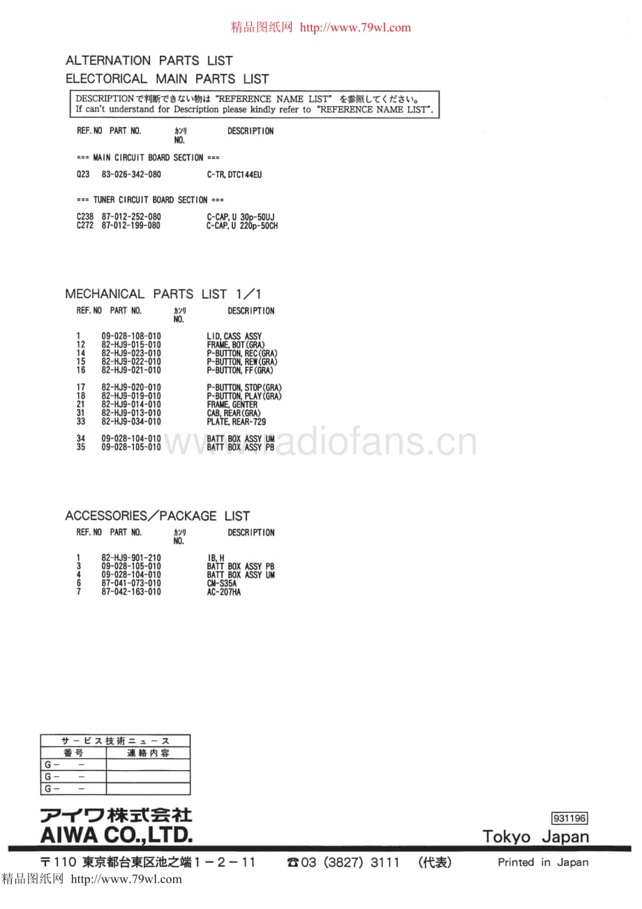 aiwaHS-JX729电路原理图 .pdf_第2页