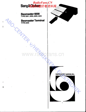 B&O-Beomaster6000-type-225x维修电路原理图.pdf