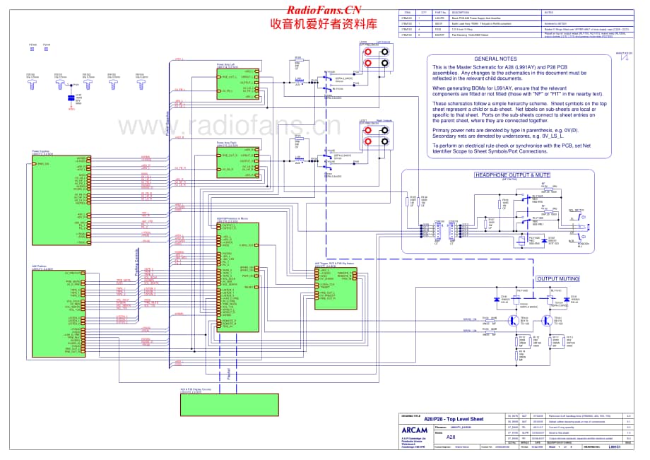 Arcam-A28-int-sch维修电路原理图.pdf_第1页