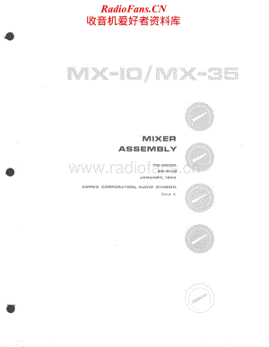 Ampex-MX35-mix-sm3维修电路原理图.pdf
