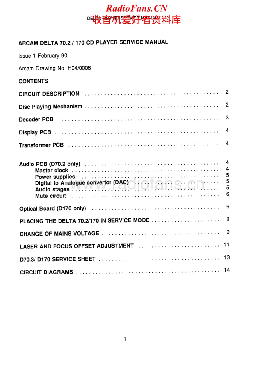 Arcam-Delta170-cd-sm维修电路原理图.pdf_第2页