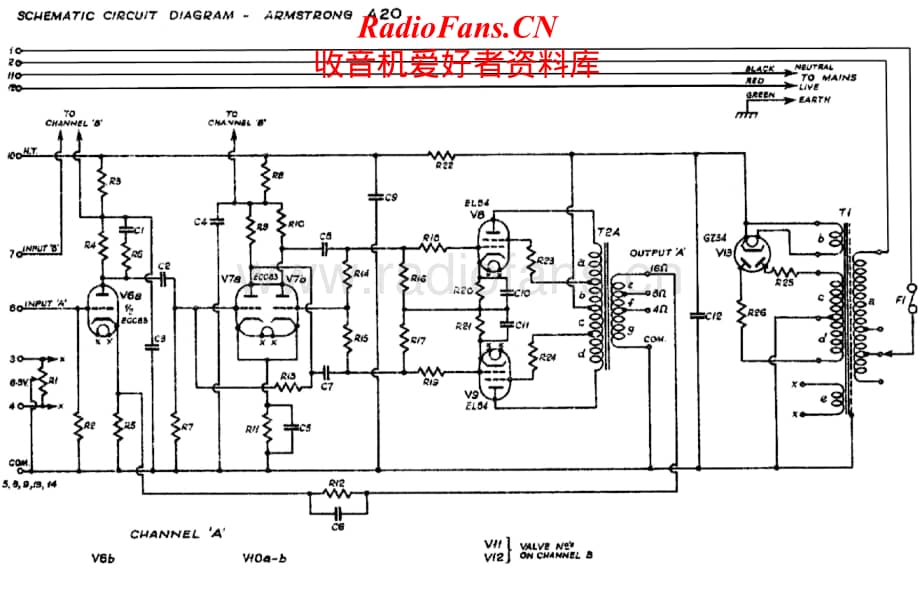 ArmstrongAudio-A20-pwr-sch维修电路原理图.pdf_第1页
