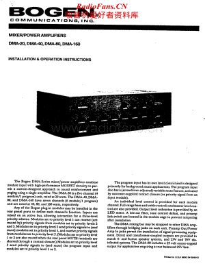 Bogen-DMA160-pwr-sch维修电路原理图.pdf