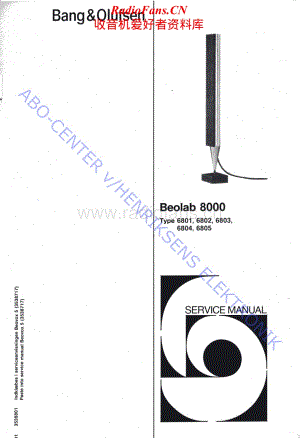 B&O-Beolab8000-type-680 x维修电路原理图.pdf