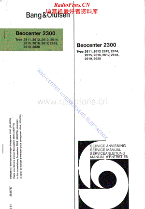 B&O-Beocenter2300-type-26xx维修电路原理图.pdf