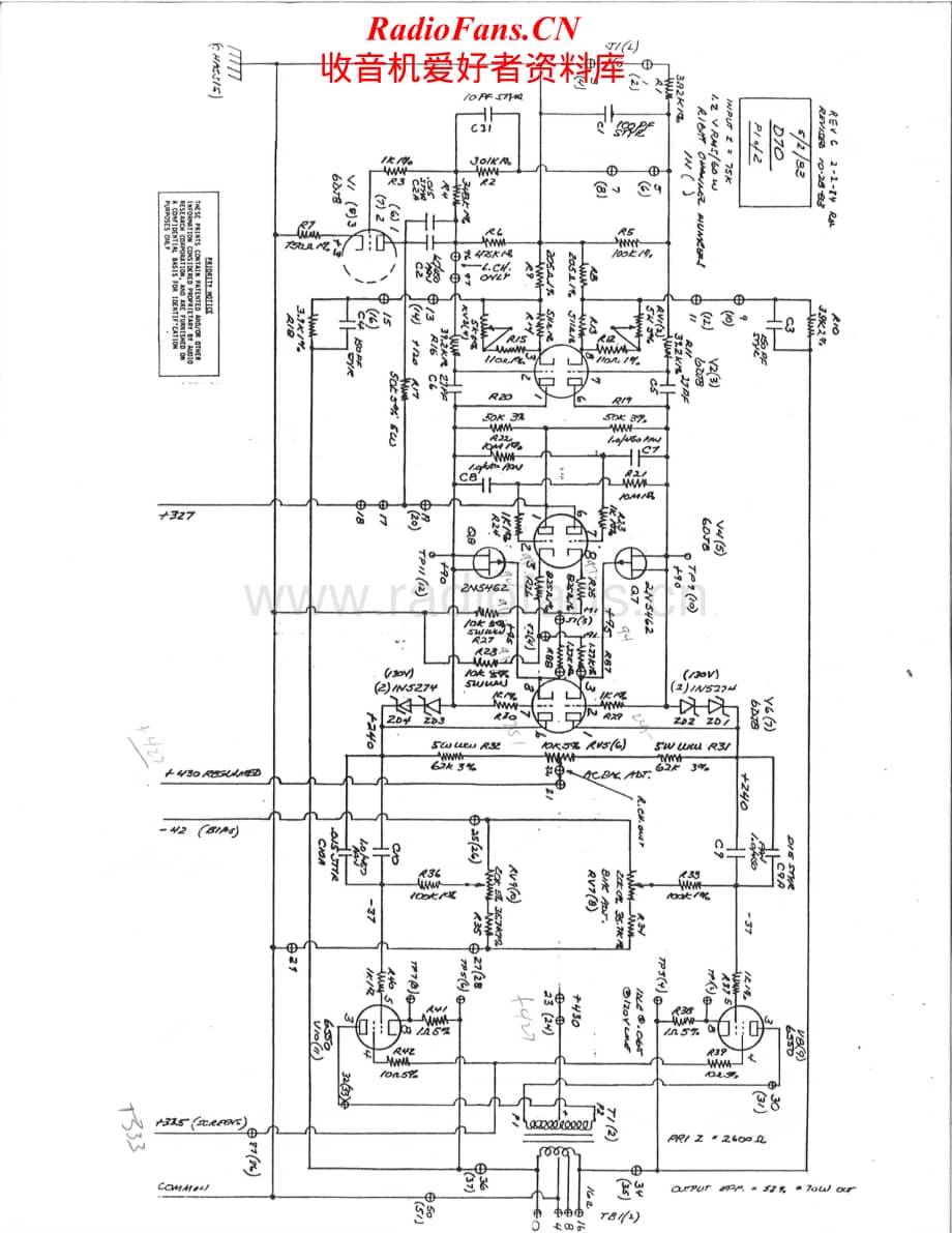 AudioResearch-D70-pwr-sch维修电路原理图.pdf_第2页