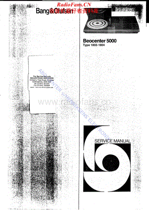B&O-Beocenter5000-type-180 x维修电路原理图.pdf