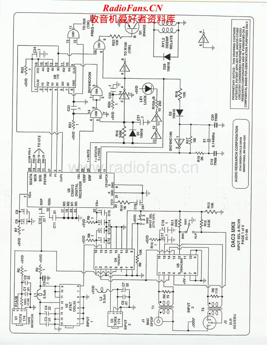 AudioResearch-DAC3ii-dac-sch维修电路原理图.pdf_第2页