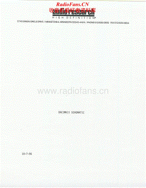 AudioResearch-DAC3ii-dac-sch维修电路原理图.pdf