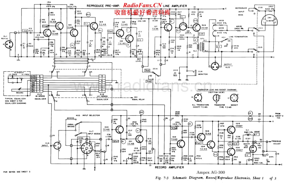 Ampex-AG300-tape-sch维修电路原理图.pdf_第1页