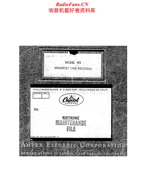 Ampex-401-tape-sm维修电路原理图.pdf