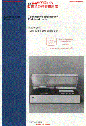 Braun-Audio300-rec-sm维修电路原理图.pdf