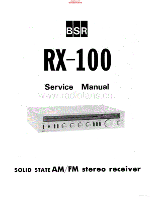 BSR-RX100-rec-sm维修电路原理图.pdf