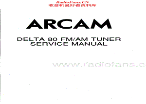 Arcam-Delta80-tun-sm维修电路原理图.pdf