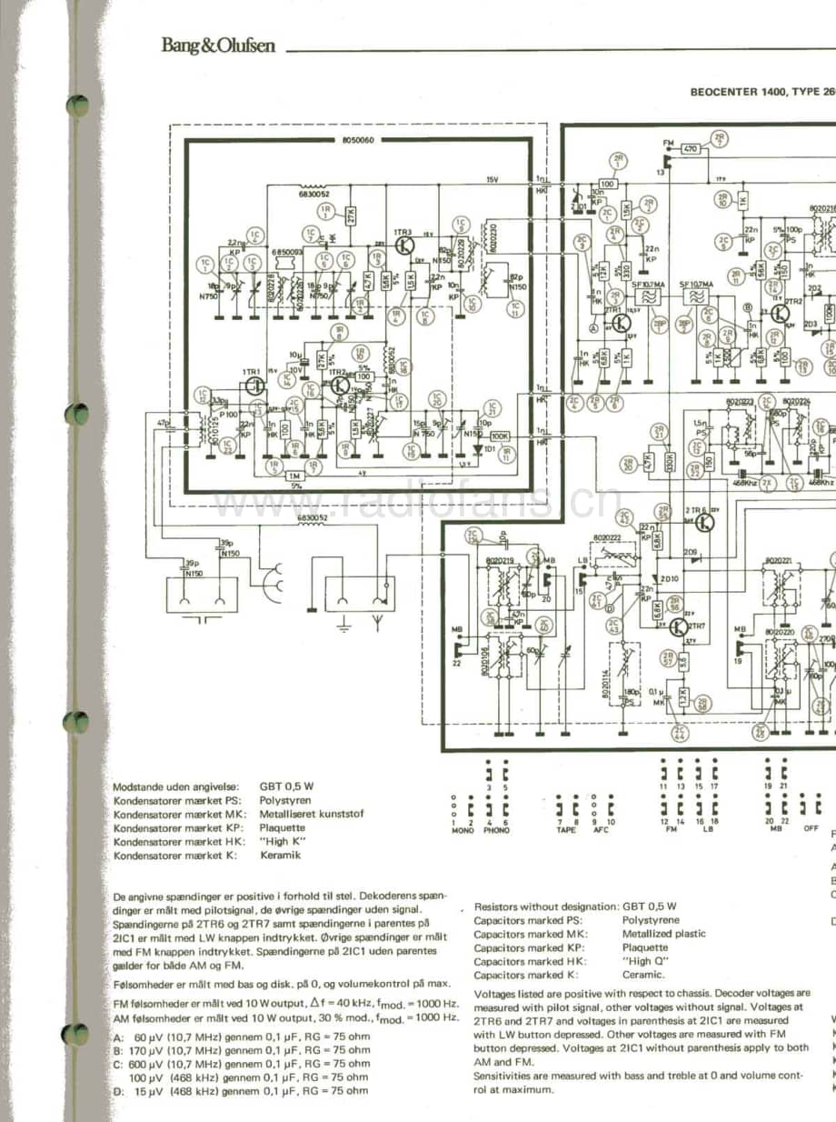 B&O-Beocenter1400-type-2604维修电路原理图.pdf_第3页