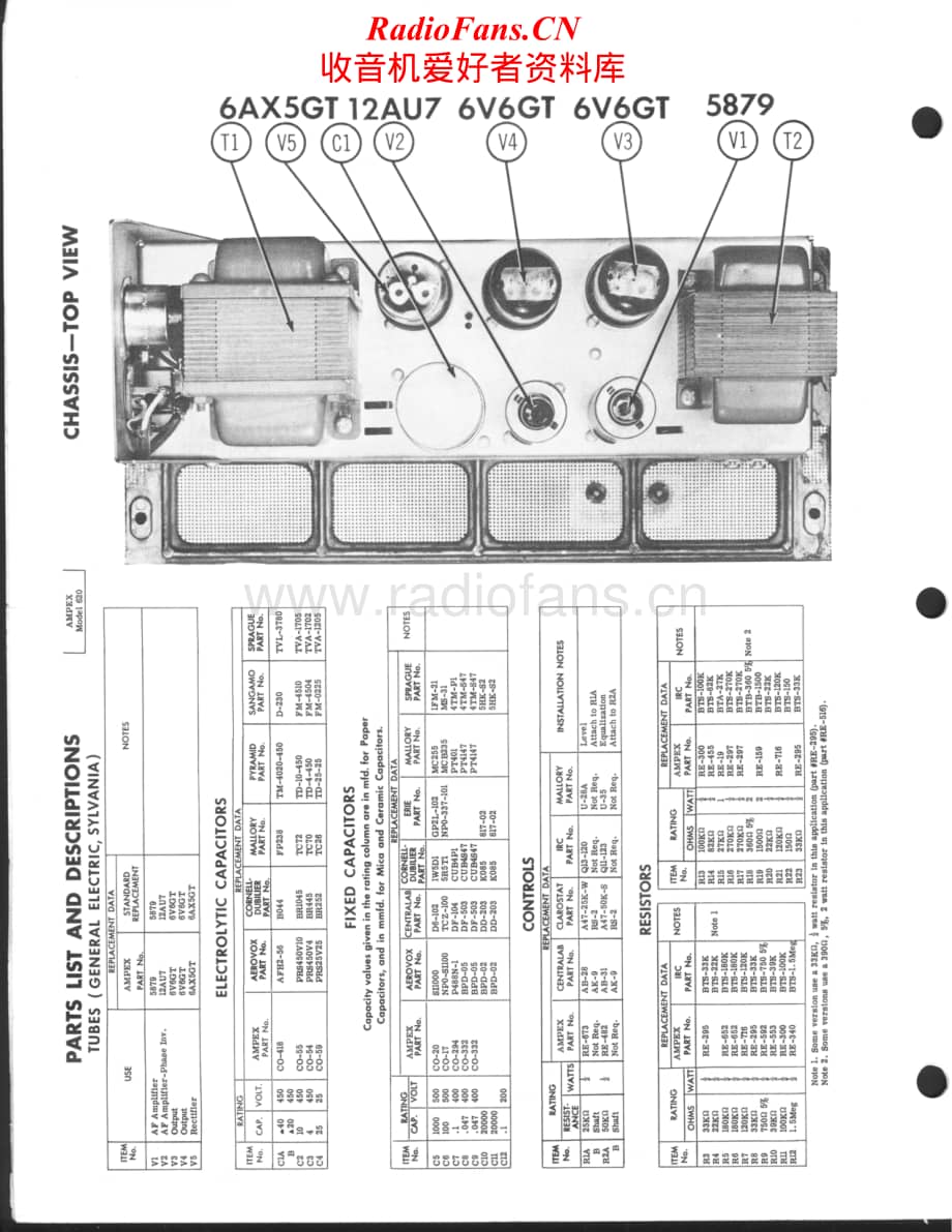 Ampex-620-pwr-sm维修电路原理图.pdf_第2页