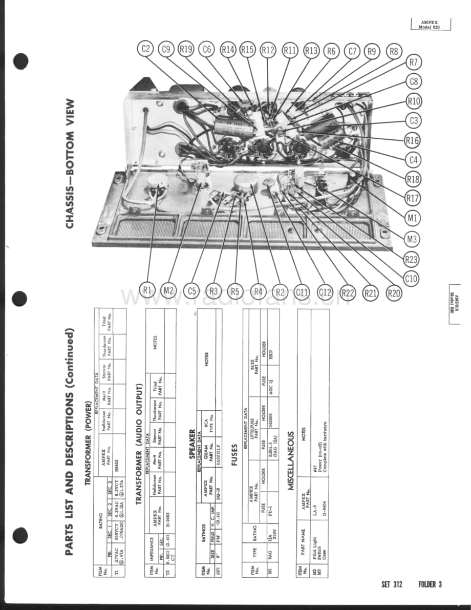 Ampex-620-pwr-sm维修电路原理图.pdf_第3页