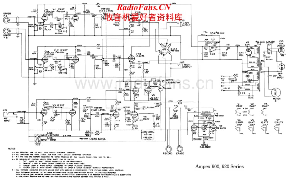 Ampex-920-pwr-sch维修电路原理图.pdf_第1页