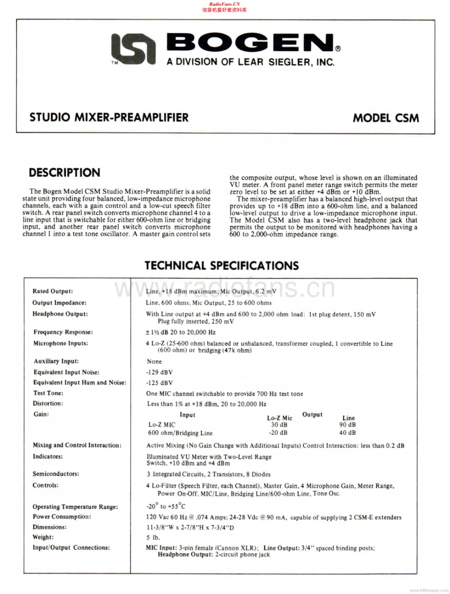 Bogen-CSM-pre-sm维修电路原理图.pdf_第1页