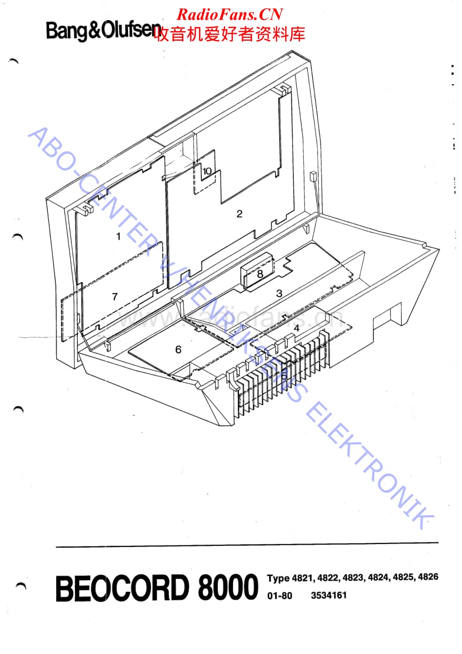 B&O-Beocord8000-type-482x维修电路原理图.pdf_第1页