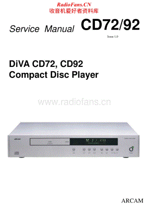 Arcam-DivaCD72-cd-sm维修电路原理图.pdf