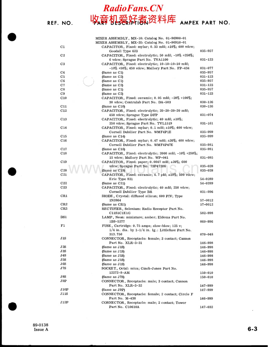 Ampex-MX35-mix-sch维修电路原理图.pdf_第2页