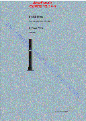 B&O-BeolabPenta-660 x维修电路原理图.pdf