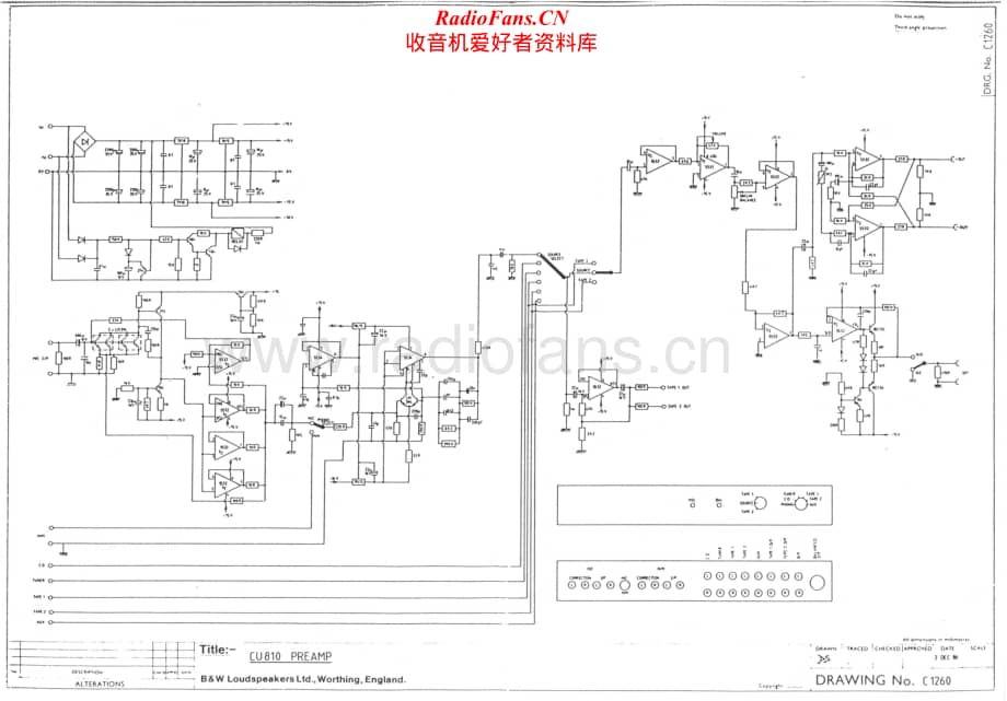 B&W-CU810-pre-sm维修电路原理图.pdf_第1页