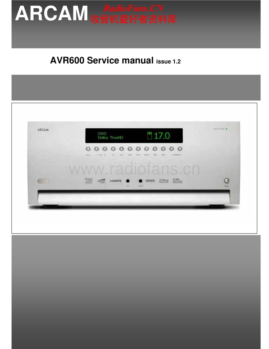 Arcam-AVR600-avr-sm维修电路原理图.pdf_第1页