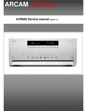 Arcam-AVR600-avr-sm维修电路原理图.pdf