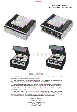 BellSound-400series-tape-sm维修电路原理图.pdf