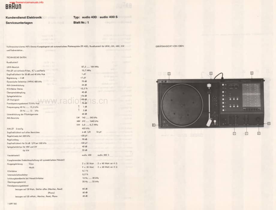 Braun-Audio400S-rec-sm维修电路原理图.pdf_第3页