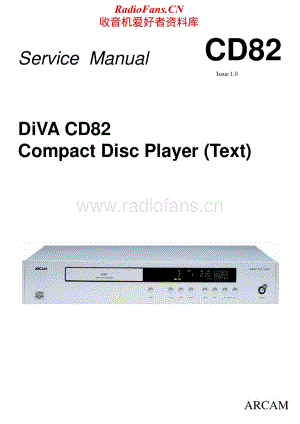 Arcam-DivaCD82-cd-sm维修电路原理图.pdf