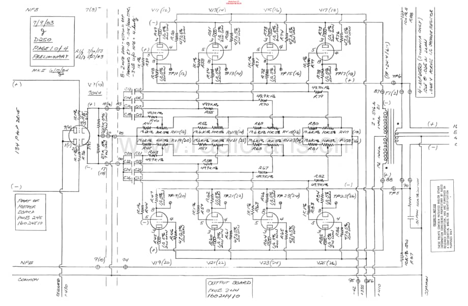 AudioResearch-D250-pwr-sch维修电路原理图.pdf_第1页