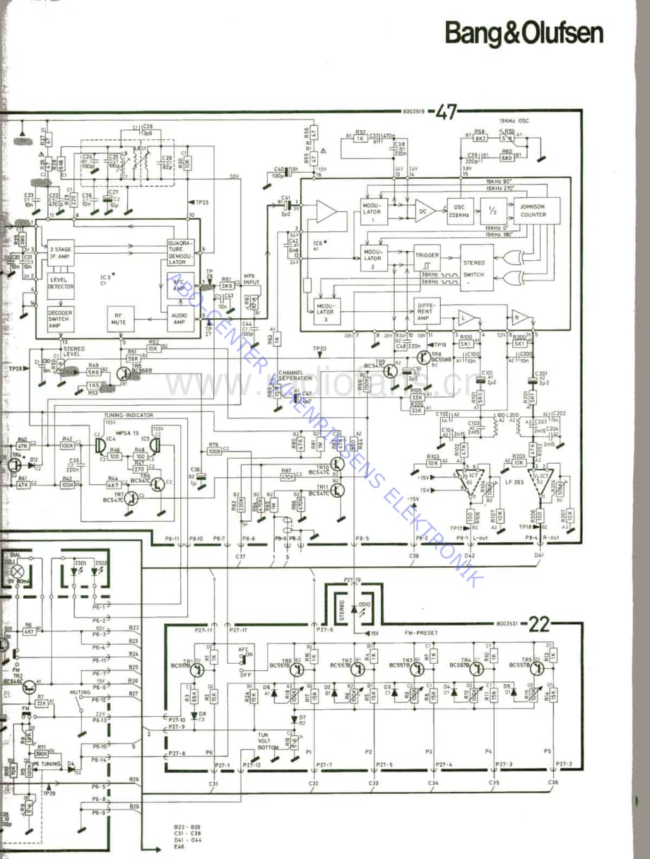 B&O-Beocenter7700-type-1811维修电路原理图.pdf_第3页