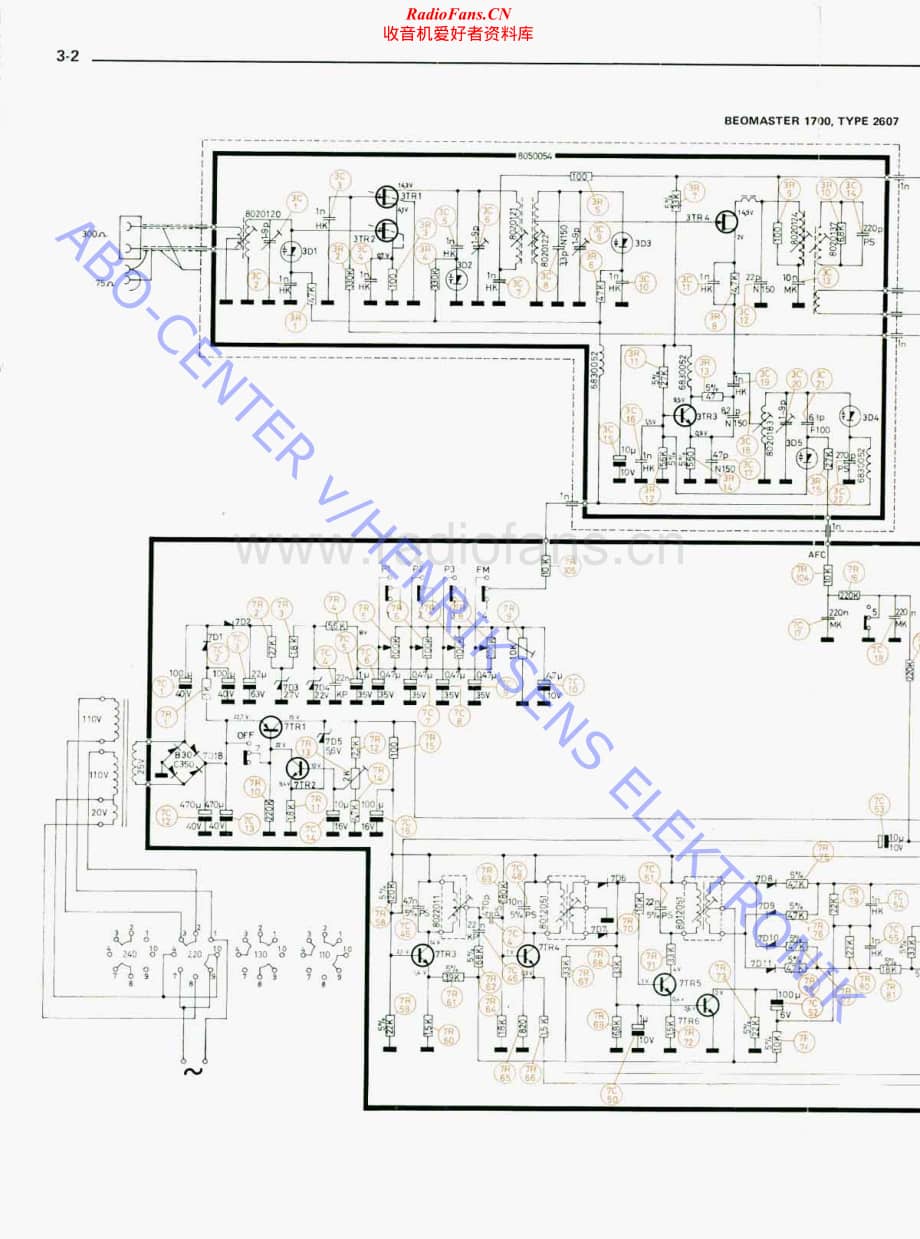 B&O-Beomaster1700-type-2607维修电路原理图.pdf_第2页