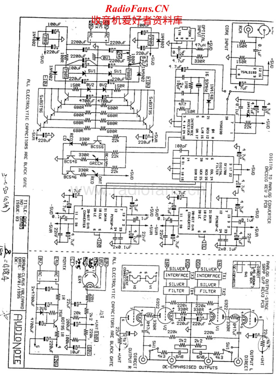 AudioNote-1-dac-sch维修电路原理图.pdf_第1页