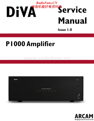 Arcam-DivaP1000-pwr-sm维修电路原理图.pdf
