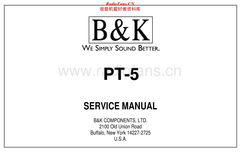 BKComponents-PT5-pre-sch维修电路原理图.pdf_第1页