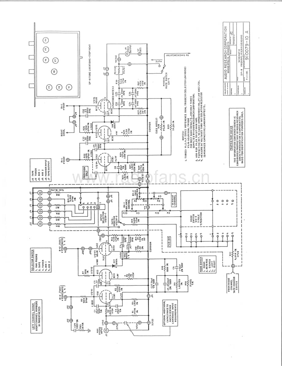 AudioResearch-SP8-pre-sch维修电路原理图.pdf_第3页
