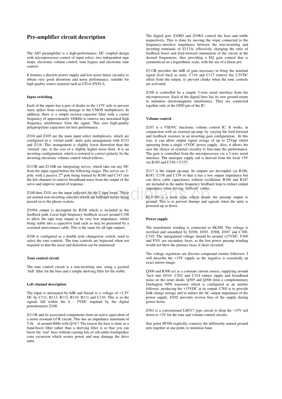 Arcam-DivaP85-int-sm维修电路原理图.pdf_第3页