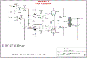 AudioInnovations-Series300MK2-pwr-sch维修电路原理图.pdf