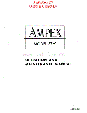 Ampex-3761-mix-sm维修电路原理图.pdf