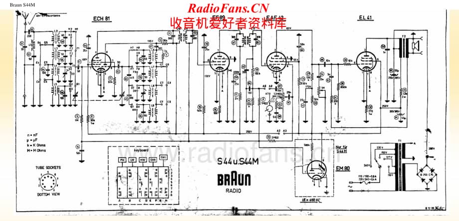 Braun-S44M-rec-sch维修电路原理图.pdf_第1页
