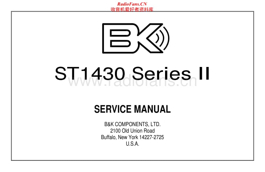 BKComponents-ST1430serieII-pwr-sm维修电路原理图.pdf_第1页