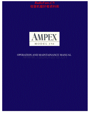 Ampex-350-tape-sm维修电路原理图.pdf