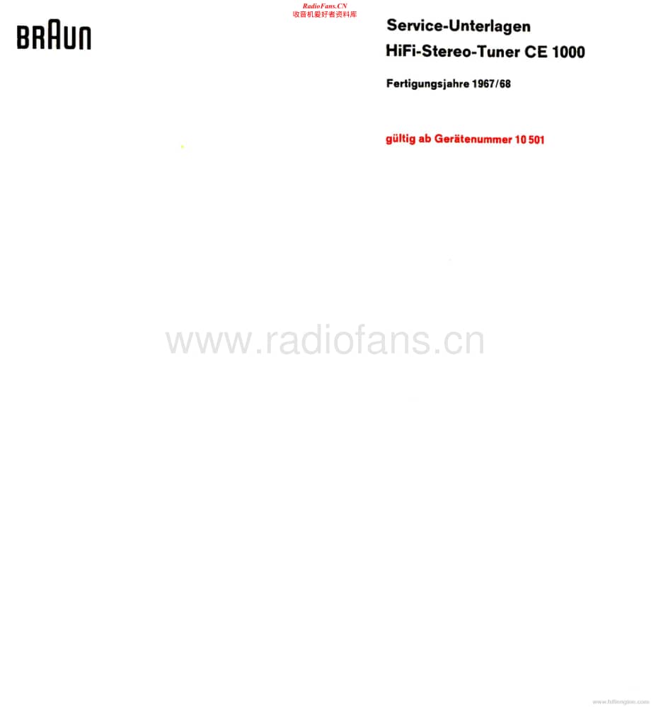 Braun-CE1000-tun-sm维修电路原理图.pdf_第1页