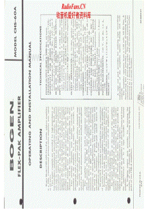 Bogen-CHS60A-int-sm维修电路原理图.pdf