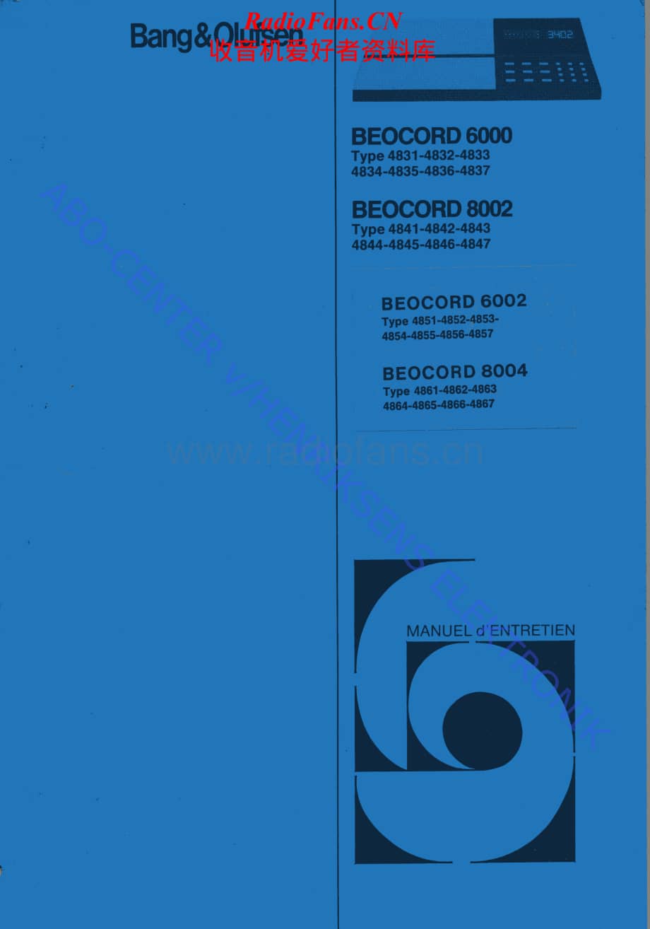 B&O-Beocord8002-type-484x维修电路原理图.pdf_第1页